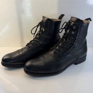 AllSaints Men’s Leather Boots – Size EU 43 / US 10